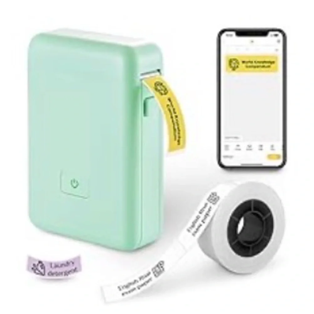 Vretti Smart Label Maker with Bluetooth Connectivity - mint green